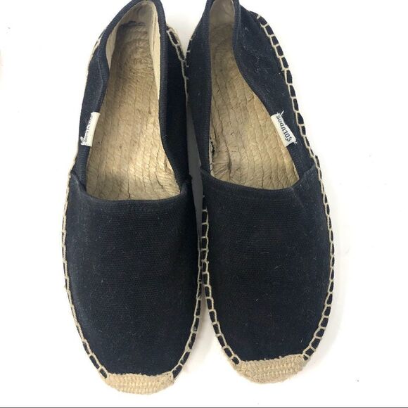 SOLUDOS Black Espadrilles Size 6 - Picture 5 of 7